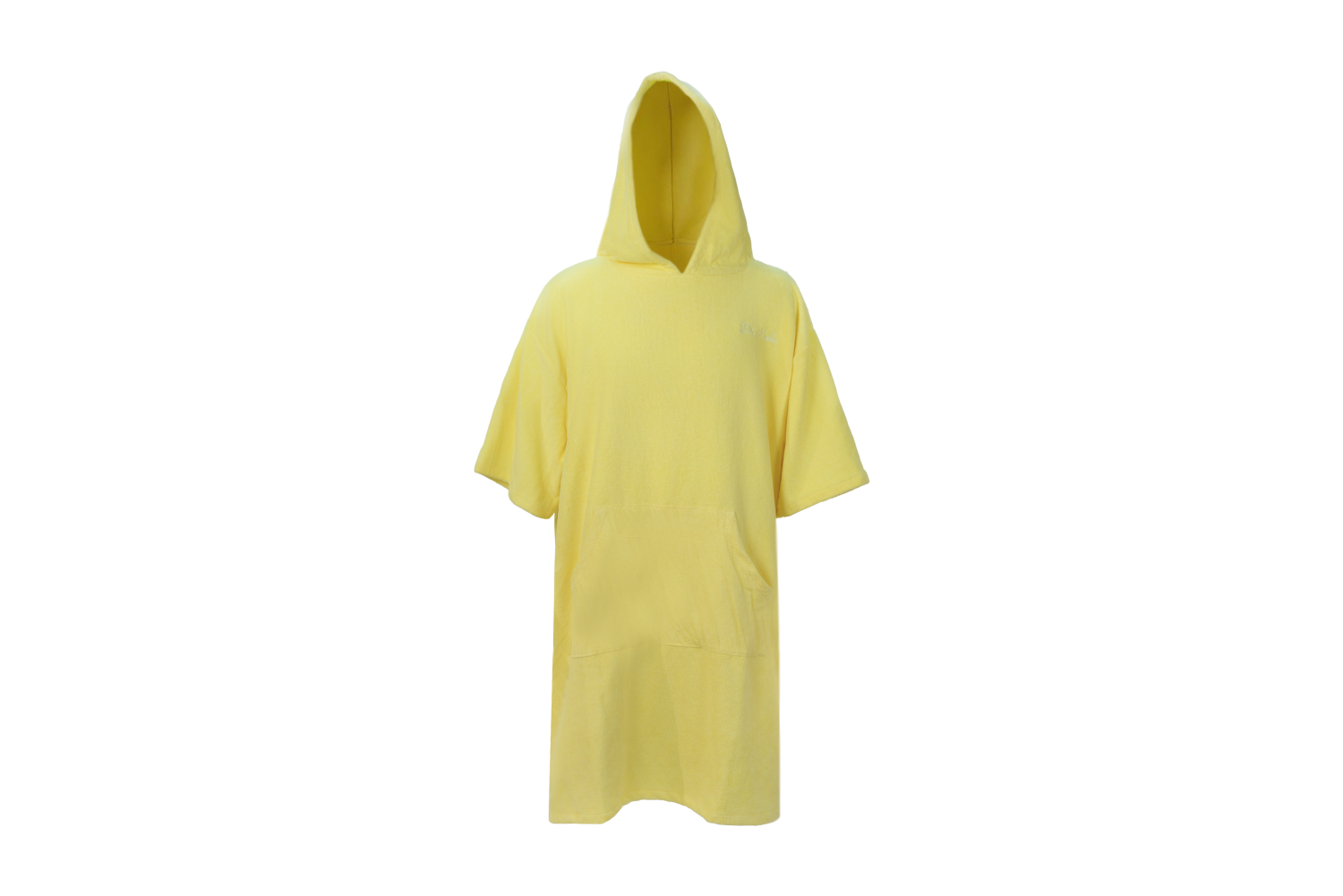 Yellow Hooded Towel– Short Sleeve Free Size