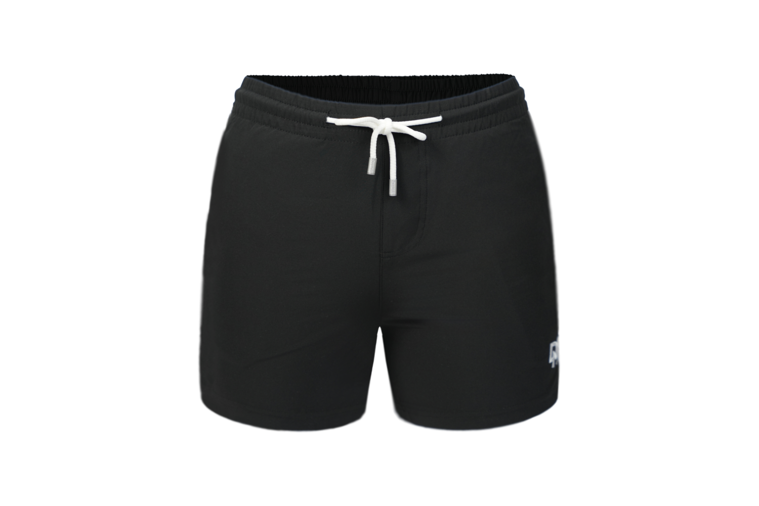 Solid Black Swim Shorts