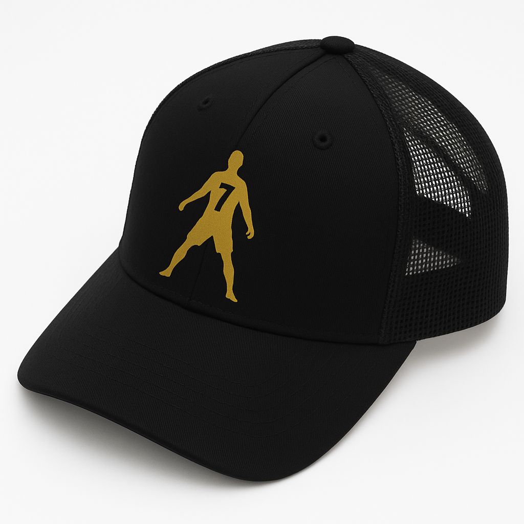 Ronaldo 7-Black – Men’s Cap | Comfortable & Stylish