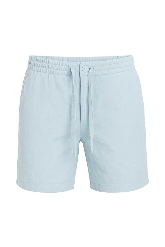 BabyBlue Linen Short