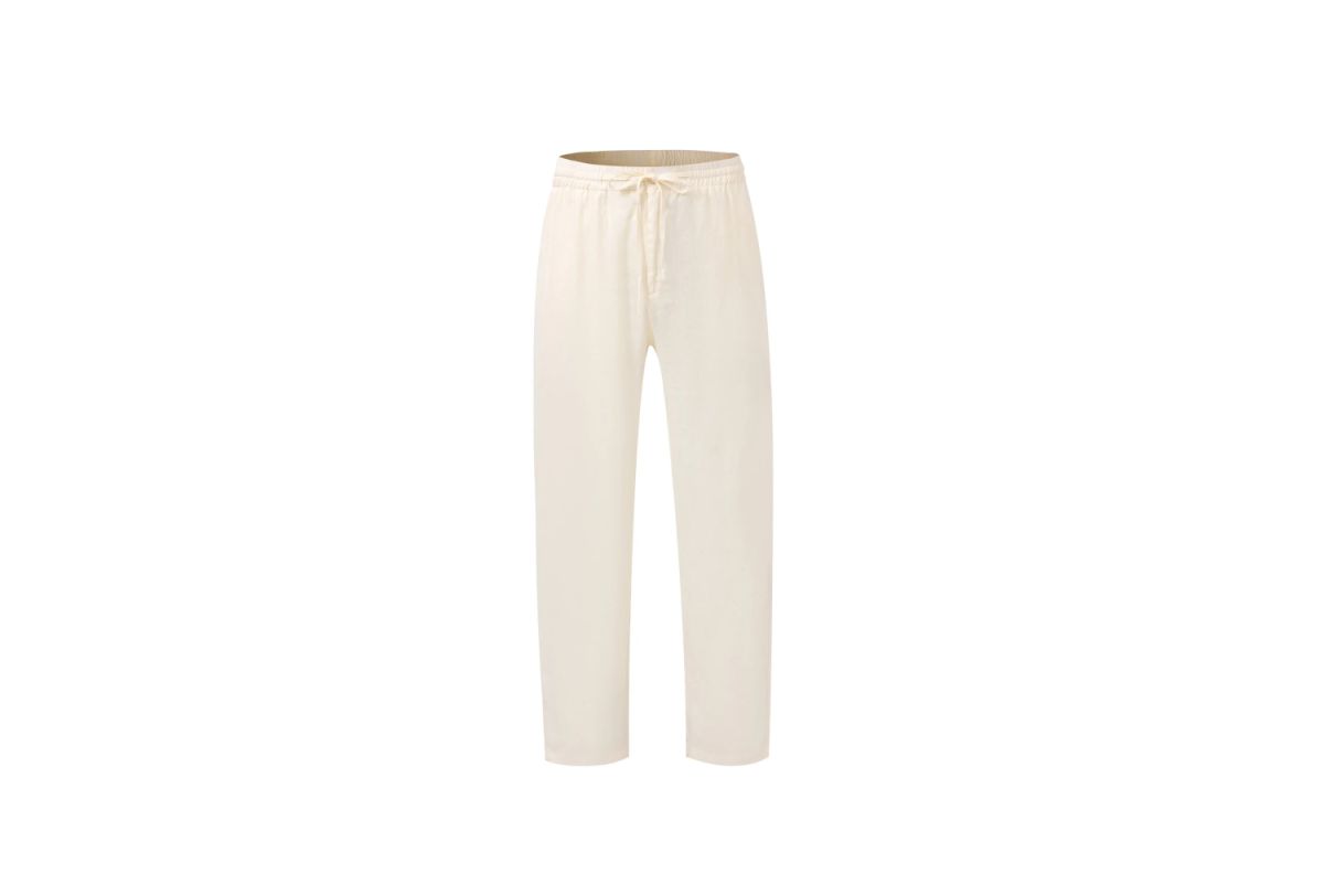 Ivory Linen Pants