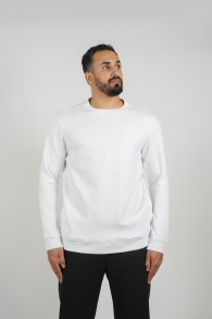 Plain White Sweater